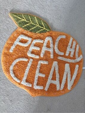 Urban outfitters home peachy clean bath mat rug, Boho whimsical decor